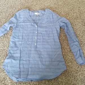 Chambray stripped old navy top